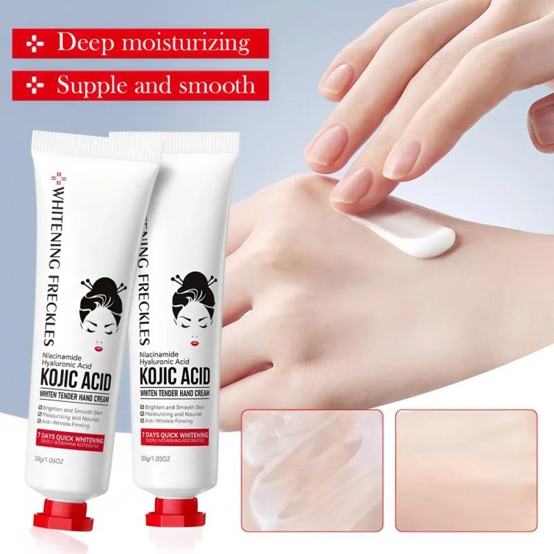 Crema Nutritiva Para Manos Y Rostro, Aclaradora De Manchas