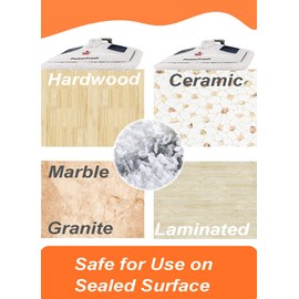 LeFix 4 Pack Washable Steam Mop Pads Replacement + 4 Fragrance Discs Compatible with Bissell Powerfresh 1940 1440 1544 1806 2075 Series, Model 19402 19404 19408 19409 1940a 1940f 1940q 1940t 1940w