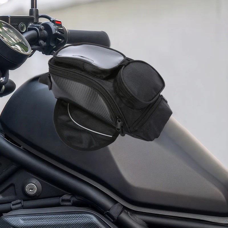 Bolsa De Depósito Mochila Para Moto Con Tanque Imanes Correa