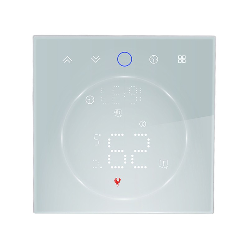 Smart Thermostat LED Screen Water Heating Control 13mm Recessed Wireless