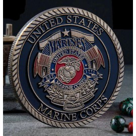 USMC Marine Corps Challenge Coin Collectible "Release the Dogs of War"