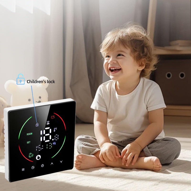 Wi Fi Smart Thermostat, 3A Wi Fi APP Control Programmable