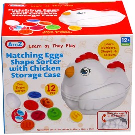 Atoz 63323 Matching Eggs & Chicken, Yellow, Lifelike