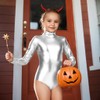 Javly Metallic Toddler Unitard, Sparkly Tumbling Gymnastics Dance Leotard, Mock