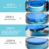 6FT Swimming Pool Cover,Round Pool Cover,Inflatable Pool Cover with Drawstrings,Outdoor