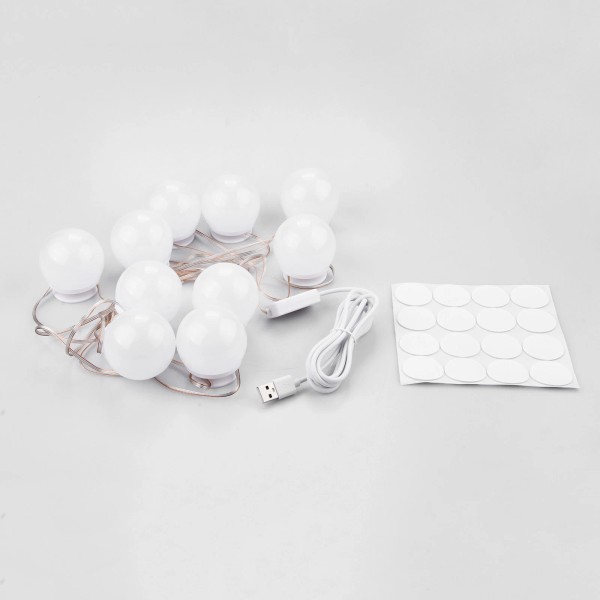 Unbranded Hollywood Style LED Vanity Mirror Lights Kit with 10