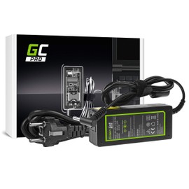 GC PRO Laptop Power Supply 19V 3.42A 65W Compatible with Asus PA-1650-78 Charger with Power Cable Plug Type: Round with Pin (4.5-3.0 mm)