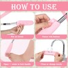 Velmitten Toe Cleaning Brush Lotion Applicator for Feet with 6