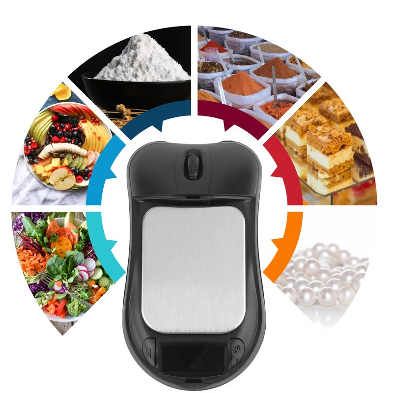 Trimming Shop Digital Pocket Scale with Back-lit LCD Display, Mouse