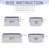 Teruntrue 10 Pack Navy Blue Table Runner 12 x 72