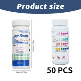 Aquarium Test Strips, Test Strips for PH, Nitrite & Nitrate, Simple Aquarium Water Test Kit for Freshwater & Salt Water, Accurate & Reliable for Aquarium, Water Test Paper, Water Analysis (4-in-1.50