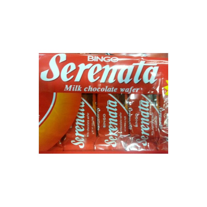 Serenata Milk Chocolate Wafer By Bingo (3 Pack)