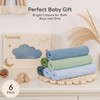 Yukkidds Muslin Cloths for Baby Burp Cloths for Newborn 100%