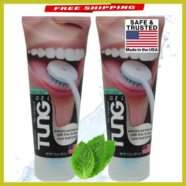 BRANDED Fresh Mint TUNG Gel for Bad Breath Prevention -