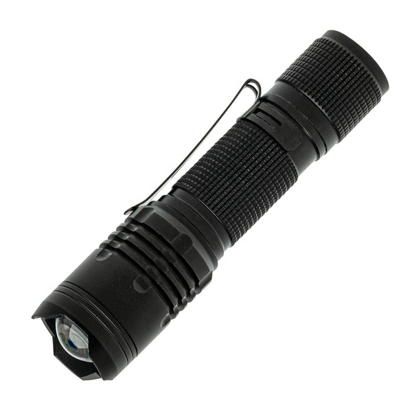 LitezAll Tactical Flashlight | Compact and Portable Night Light 300 Lumens | Durable and Rubber Coated Flash Light Perfect for Camping, Backpacking and Emergency Lighting, 1 CR123A Battery Included