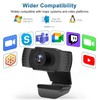 RUOVXWU Webcam for PC with Microphone 1080P Full HD Plug