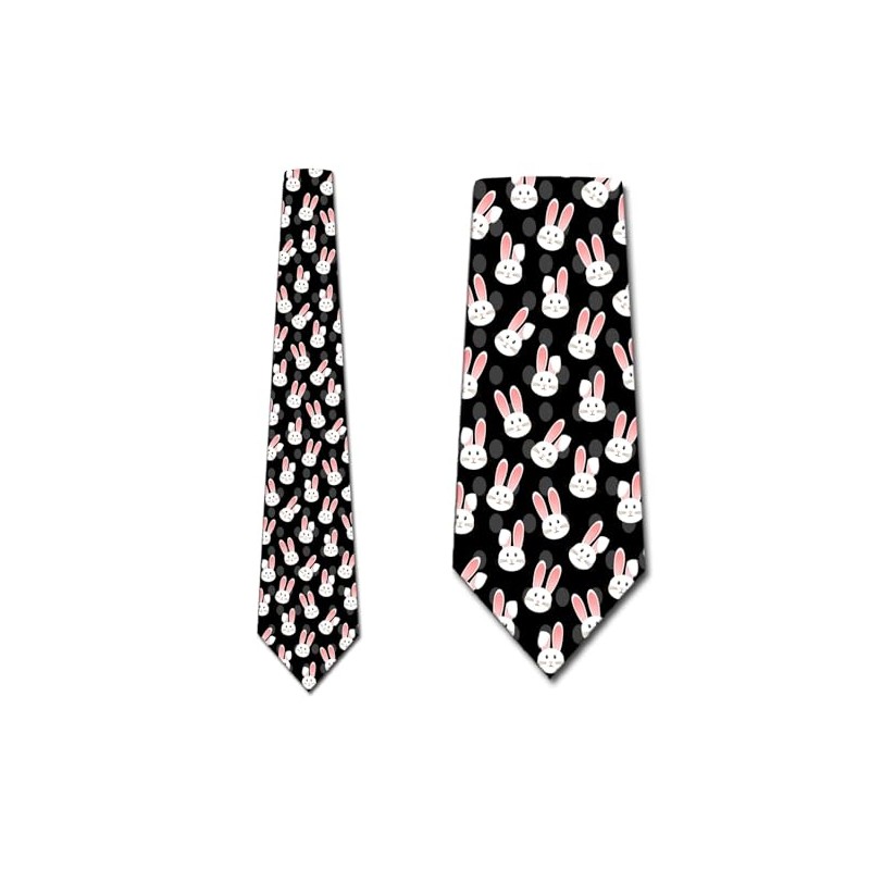Three Rooker Easter Ties Mens Easter Egg Necktie Easter Bunny