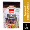 HORMEL Crumbled Bacon, Peppered, 3 Ounce