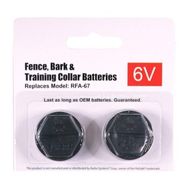 Long Lasting Japanese Powered Battery for All Fence Collars That Use Model RFA-67 - Many Options