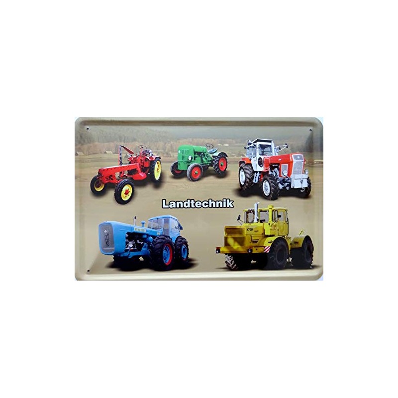 vielesguenstig-2013 Tin Sign 20 x 30 cm Curved Agriculture RS09
