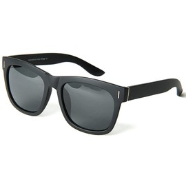 corciova TR 90 Polarized Sunglasses Matte Black Frame Grey Lens Men Women for Driving Fishing 100% UV Protection