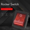 Red Light 4 Pin DPST ON/Off Snap in Rocker Switch