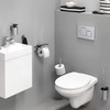 Tiger Colar Toilet Roll Holder with Shelf, Mounting Without Drilling,