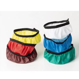 EDNEY 6 Pack 7 Inches/ 18 cm Standard Diffuser Lamp Cover, Cloth Diffuser Light Sock Lampshade Reflector for Studio Strobe Reflector(6 Colors)