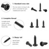 LYJEE Small Screws Assortment Kit, 1000pcs Miniature Phillips Replacement Screws
