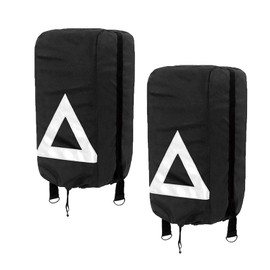 2PCS Electric Tongue Jack Cover with Reflective Strip-600D Oxford Fabric