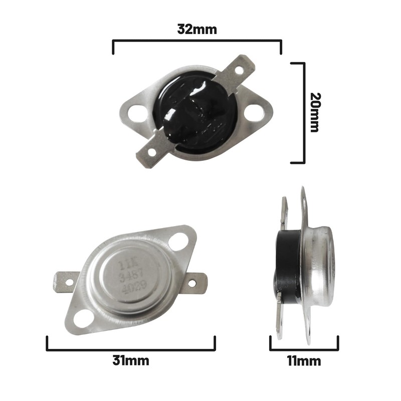 Reliapart Tumble Dryer Heater Element Unit NTC Thermistor TOC Thermostat