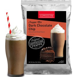 Cappuccine Dark Chocolate Chip Frappe Mix, 3 Pound (Pack of 1)