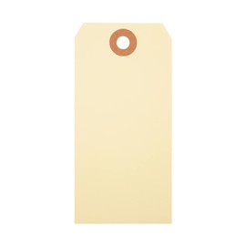 MACO Manila Plain Shipping Tags, 5-4-3/4 x 2-3/8 Inches, 1000 Per Box (11-305)