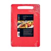Chef Aid Red Poly Chopping Board, multipurpose anti-slip surface, easy