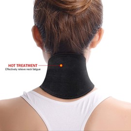ITODA Neck Warmer, Self-Heating Neck Bandage, Magnetic Therapy, Neck Support, Winter Neck Protection, Neck Brace, Heat Protection, Neck Brace with Velcro Fastening, Neck Heating Cushion, Neck Pain