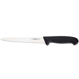 Giesser seit 1776 - Made in Germany - Filiermesser schwarz, Basic Black, Klinge 18 cm, rutschfest, Filetiermesser spülmaschinenfest, rostfrei
