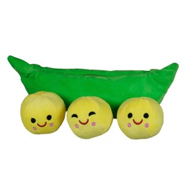 Aliki Green Peas in the Pod Cuddly Toy - Soft Toy Plush Toy