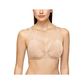 Wacoal Womens Plus Size Stark Beauty Underwire Bra, Sand, 34DD