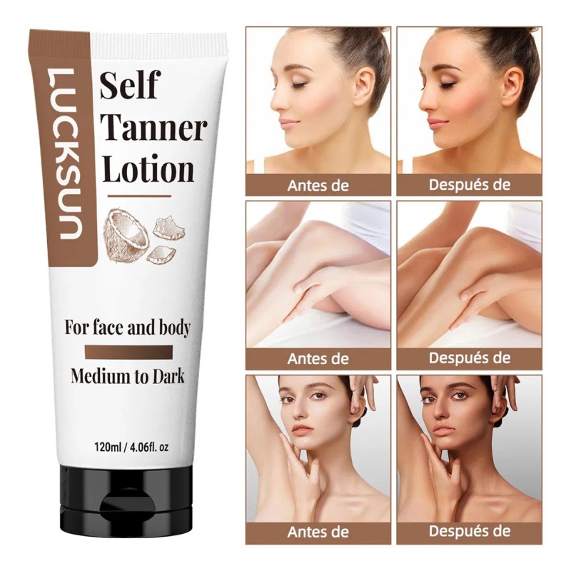 Loción Autobronceadora Spf 30+ Protección Bronceadora Hidrat