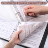 JIANTA A4 Sheet Music Folder, 4 Page Expand, 60 Pages