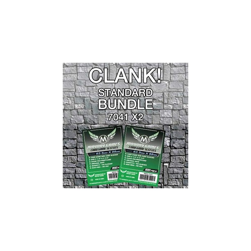 Mayday Games Clank Standard Card Sleeve Bundle - 200 Clear