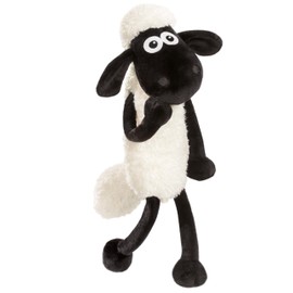 NICI 49184 Cuddly Toy Shaun the Sheep 25 cm White Soft Plush Toy Cute Plush Toy for Cuddling and Playing, for Children and Adults Great Gift Idea