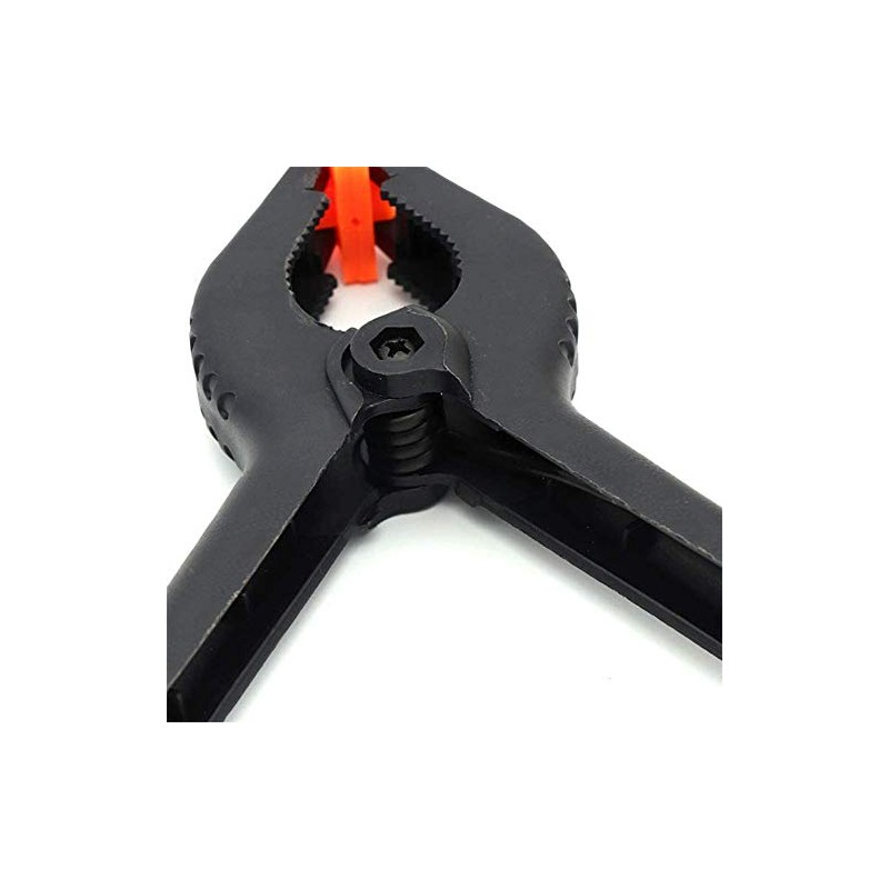 JKG® 6 x Spring Clamps Heavy Duty - Nylon Plastic