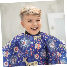 TOVINANNA Boy Girl Cartoon Hair Cutting Cape Boy Girl Barber Cape Creative Design for Salon and Home Use Easy to Store and Fold for Friends