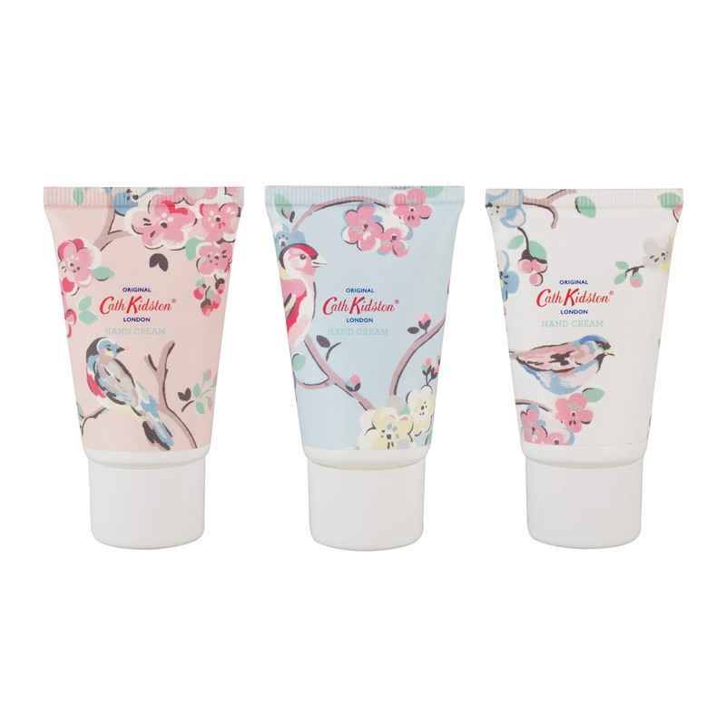 Cath Kidston Assorted Blossom Birds Hand Cream Trio, 3 x