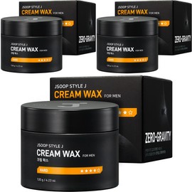 J.Sup Style J. For Men Cream Hair Wax, 120g, 3 pieces / 제이숲 스타일제이 포맨 크림 헤어왁스, 120g, 3개
