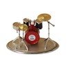 Benerini Miniature Drum Kit Clock - Free Standing Desk Top