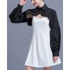 Elegtiskas Detachable Dickey Blouse False Collar Half Shirt Blouse Collar