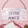Pixie's Gifts Auntie Special Sister Aunt Auntie Wood Plaque -