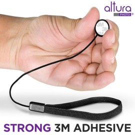 Altura Photo 5 Pcs Lens Cap Leash - Keeper Tether Holder for Canon Sony Nikon Sigma Tamron DSLR & Mirrorless Camera Lenses